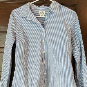 J Crew Striped Button Down